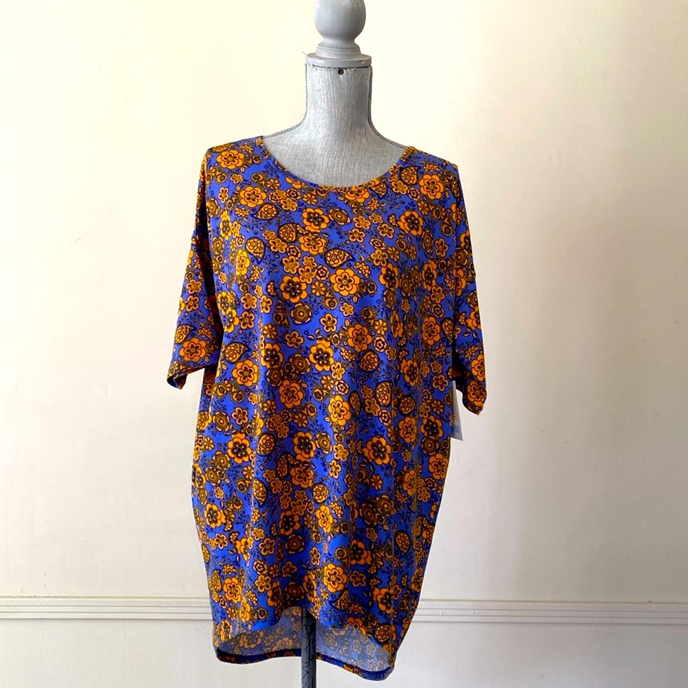 LuLaRoe “IRMA” HIGH-LOW TUNIC OVERSIZED TOP SIZE EXTRA SMALL 🌟NWT🌟